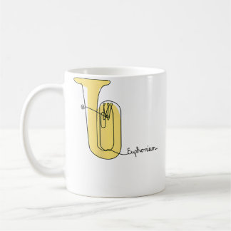 Mug Wo Euphonium Music One-Line Euphonium Brass-Orches