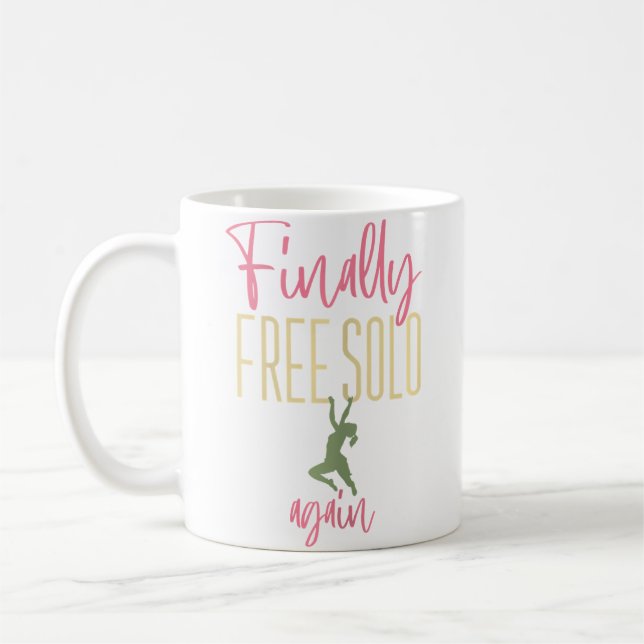 Mug Wo Finally Free Solo Again Divorced Rock Climbing (Gauche)