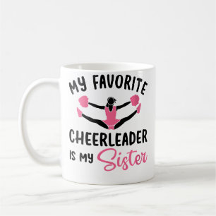 Mug Wo Ma Pom-Pom Girl Préférée Est Ma Soeur Cheerlead