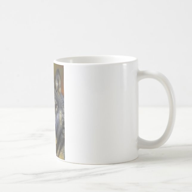 Mug Wolf Photographie Art Spirit Guide Amour animal (Droite)