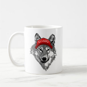 Mug Wolf Wildlife Red Baseball Casquette Nom du parten