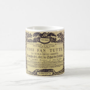 Mug Wolfgang Amadeus Mozart Opéra Cosi fan tutte