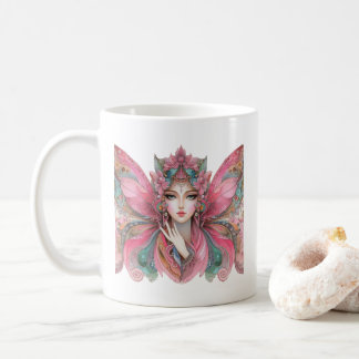 Mug Woman Buttrfly