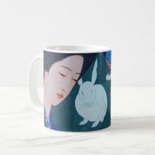 Mug Woman in the Flower Garden, Goyō Hashiguchi