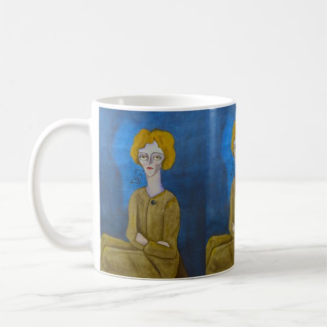 Mug "Woman with folded arms" (Gauche)