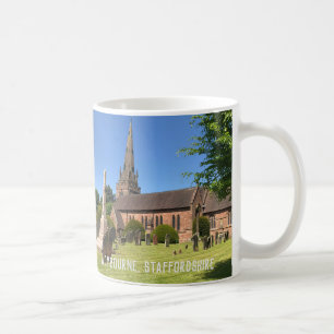 Mug Wombourne, église de Staffordshire sur un
