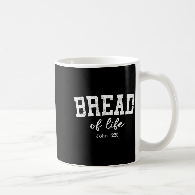 Mug Women Christian Shirts Bread Of Life John 6_35 Wor (Droite)