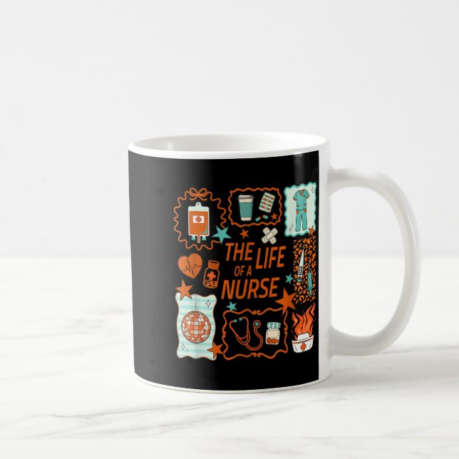 Mug Women The Life Of A Nurse Doodle Nursing Showgirl  (Droite)
