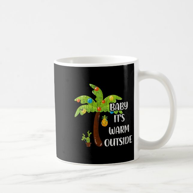 Mug Womens Baby It's Warm Outside Funny Christmas In J (Droite)