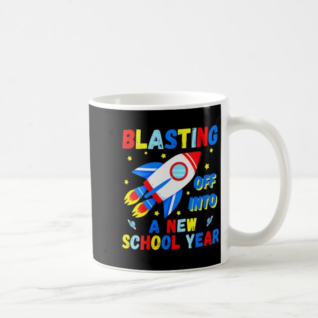 Mug Womens Blasting Off Into A New School Year Cute Ro (Droite)