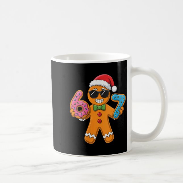 Mug Womens Funny Gingerbread Six Seven 67 Ice Cream Ch (Droite)