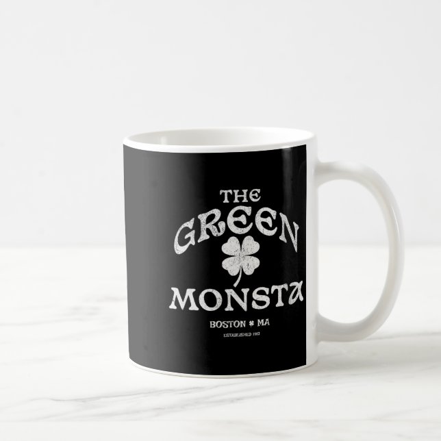 Mug Womens Green Monsta Funny Boston M New England Srt (Droite)