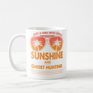 Mug Womens Just A Girl Who Loves Sunshine And Ghost Hu