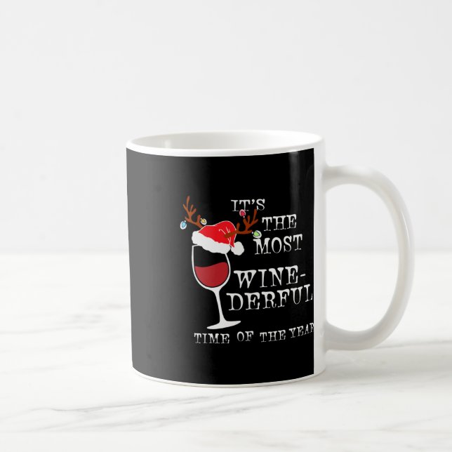 Mug Womens Most Wine-derful Time Of The Year Christmas (Droite)
