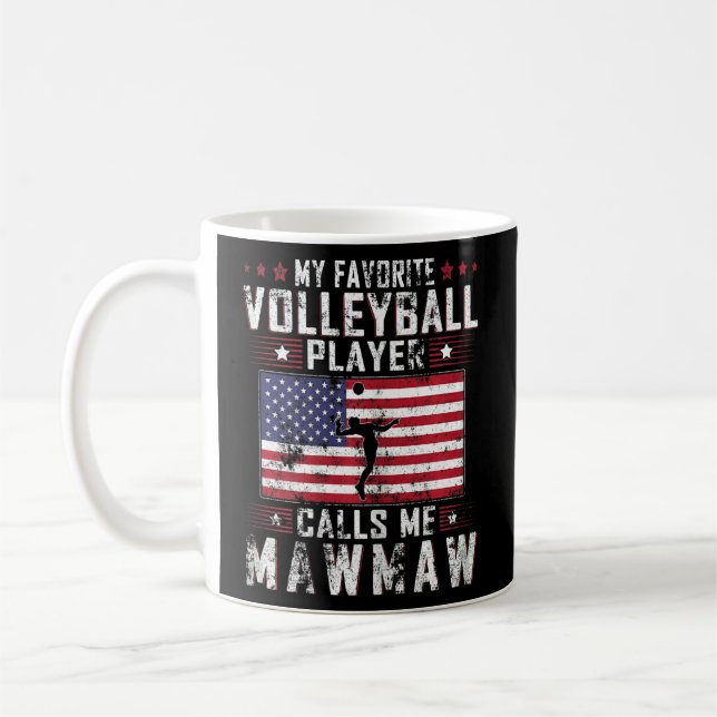 Mug Womens My Favori Volleyball Player Me Appelle Mawm (Gauche)