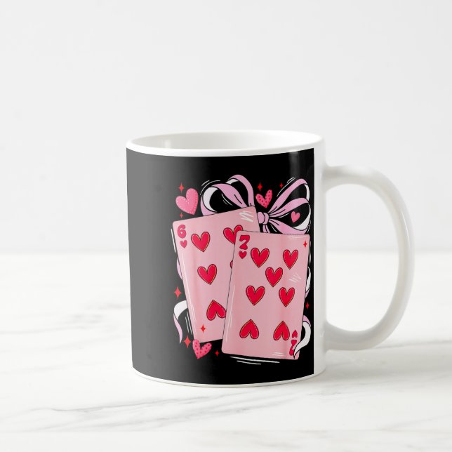 Mug Womens Retro Six Seven 67 Meme Valentines Day Play (Droite)