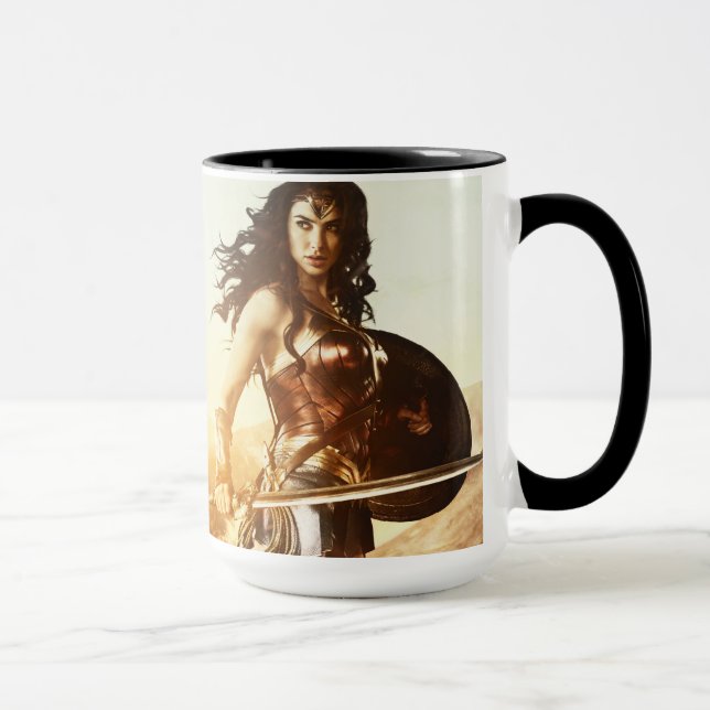 Mug Wonder Woman Au coucher Du Soleil (Droite)