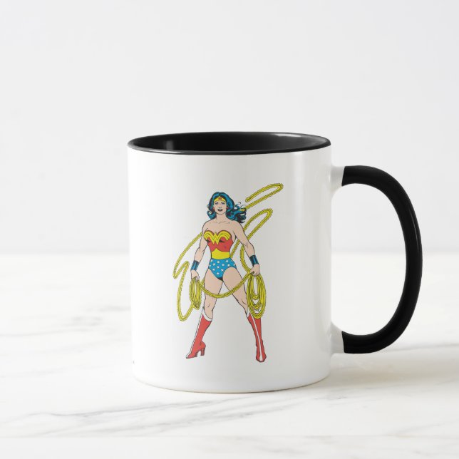 Mug Wonder Woman détient Lasso 5 (Droite)