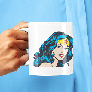 Mug Wonder Woman Face