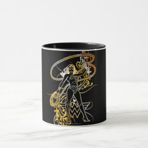 Mug Wonder Woman Fade Jaune
