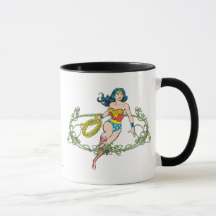Mug Wonder Woman Green Vines