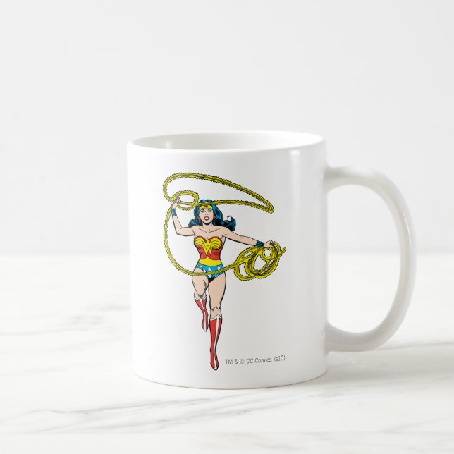 Mug Wonder Woman Lasso au-dessus de la tête (Droite)