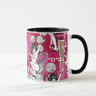 Mug Wonder Woman Motif rose