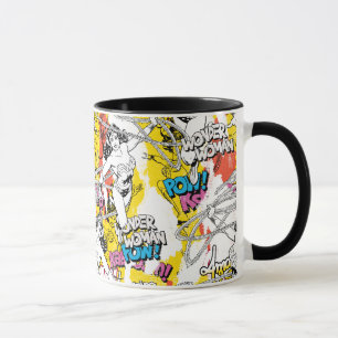 Mug Wonder Woman Neon Motif