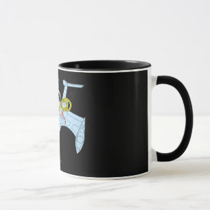 Mug Wonder Woman on Spaceship