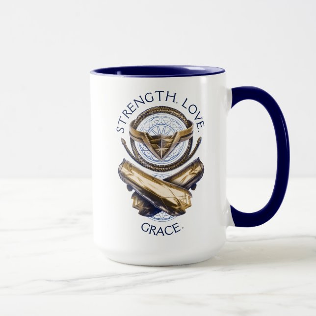 Mug Wonder Woman Tiara, Lasso et Bracelets (Droite)