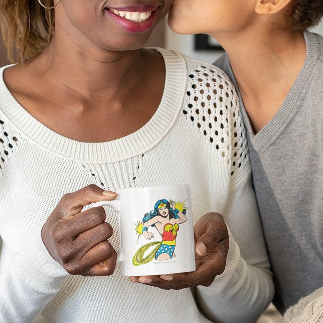 Mug Wonder Woman Twist avec des menottes brillantes (Créateur téléchargé)