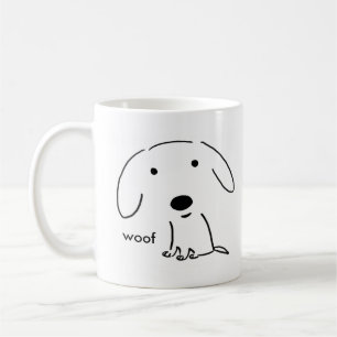 Mug Woof Puppy Chien Cute personnalisée