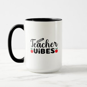 Mug Wordart Teacher Vibes