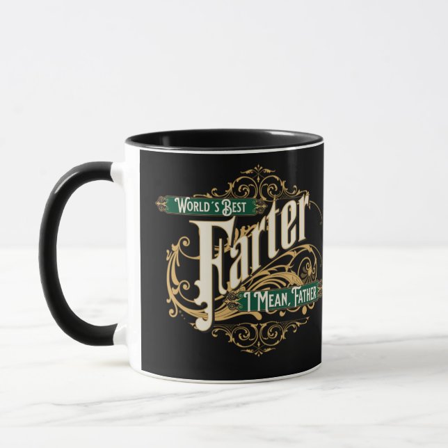 Mug World's Best Farter  - Father's Gift Idea (Gauche)