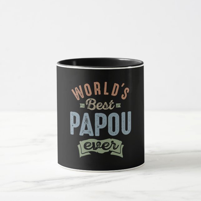 Mug Worlds Best Papou (Centre)
