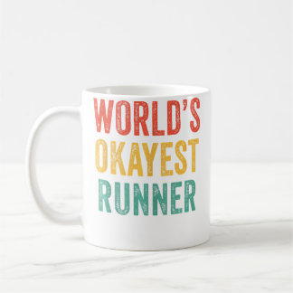 Mug World'S Okayest Runner Funny Running