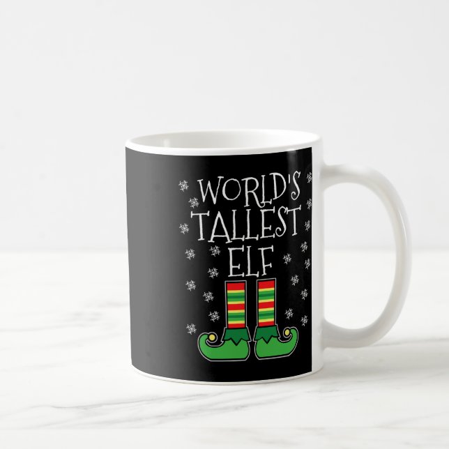 Mug World's Tallest Elf Matching Family Group Christma (Droite)