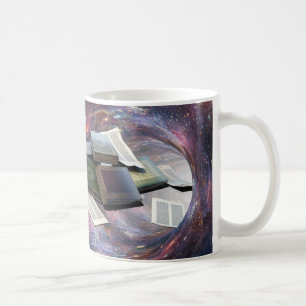 Mug Wormhole de livre