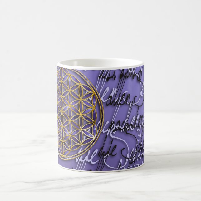 Mug Worte Der Blume Des Lebens (Centre)