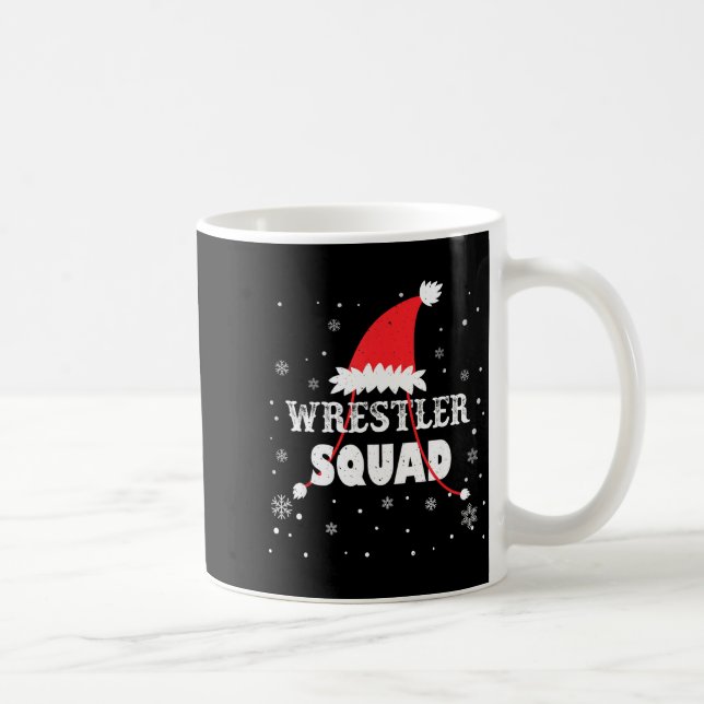 Mug Wrestler Squad Christmas Wrestling Matching Xmas  (Droite)