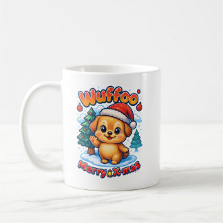 Mug Wuffoo Roony Merry X-mas Kawaii 3D Holiday