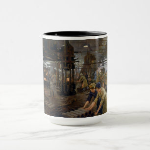 Mug WW1 1918 Les femmes qui travaillent dans une usine