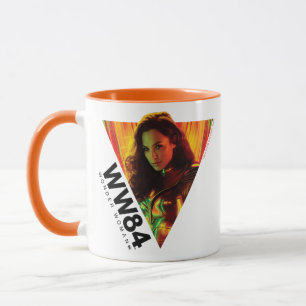Mug WW84  Kaleidoscope de la femme rouge-orange