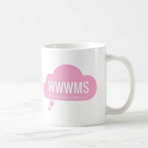 Mug WWWMS ? Slogan rose du nuage DBT de pensée