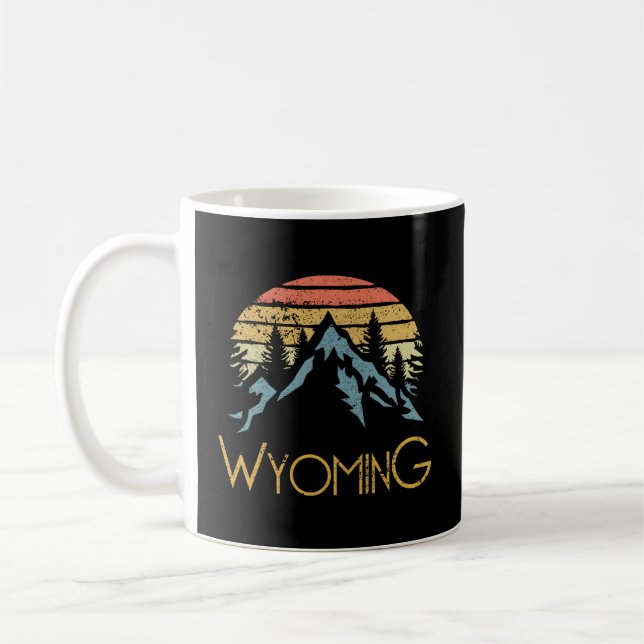 Mug Wyoming Mountains Outdoor Adventure (Gauche)