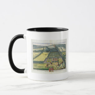 Mug Wytham dans le comté de Berkshire a gravé par Jo