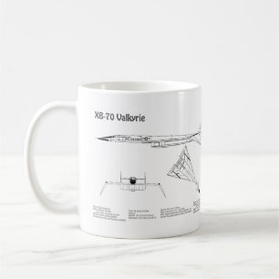 Mug XB-70 Valkyrie - Plans de plan d'avion BD