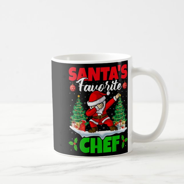 Mug Xmas Dabbing Santas Favorite Chef Christmas  (Droite)
