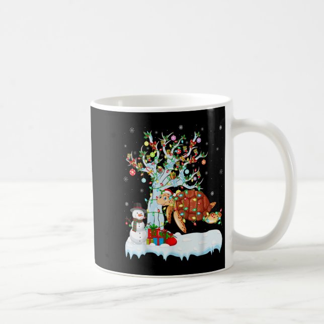 Mug Xmas Tree Decoration Lighting Sea Turtle Christmas (Droite)