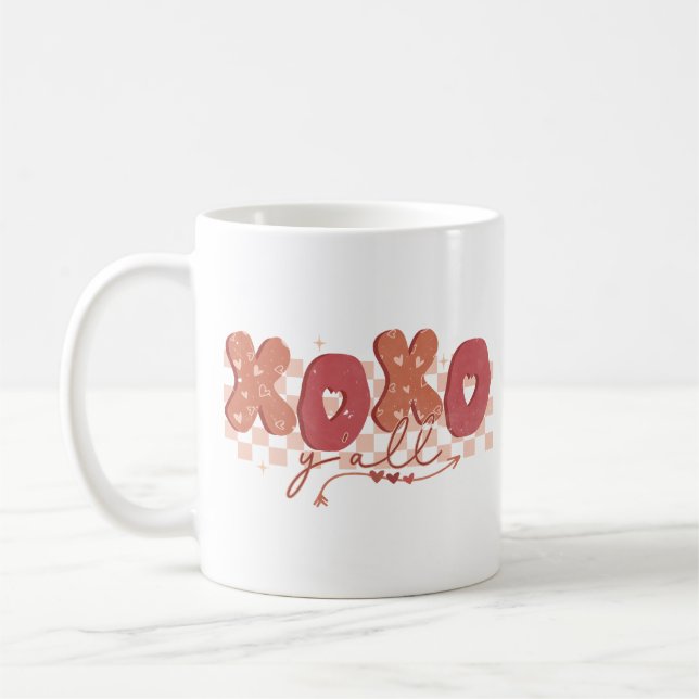Mug XOXO Y'all Saint-Valentin (Gauche)
